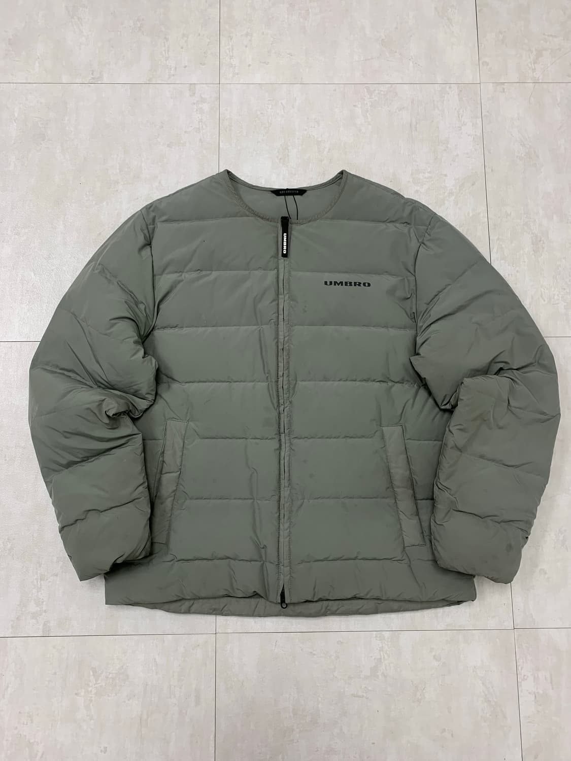 엄브로 카키 그레이 경량 패딩 #238 상품이미지1