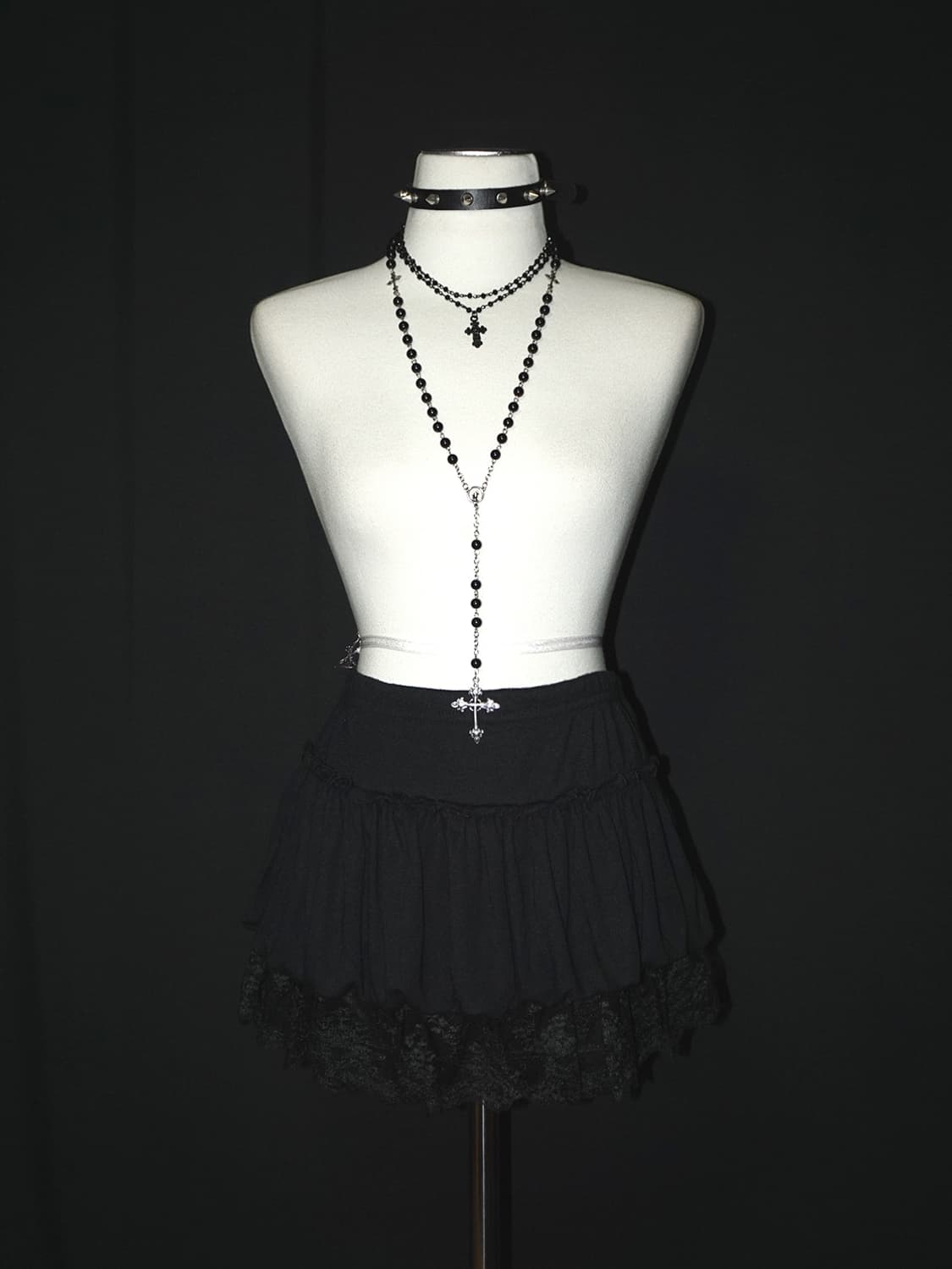 (ji.maxx) gothic lace pumpkin skirt 상품이미지1