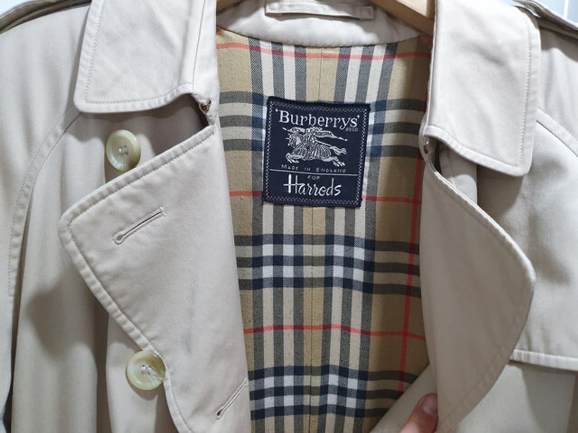 BURBERRY 버버리 헤리티지 샌드링엄 트렌치코트 (UNISEX L) 상품이미지9