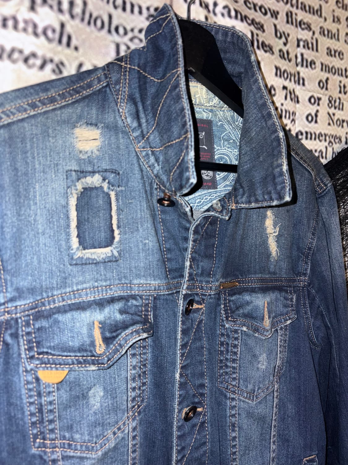 Buckaroo grunge detail denim jk 상품이미지10