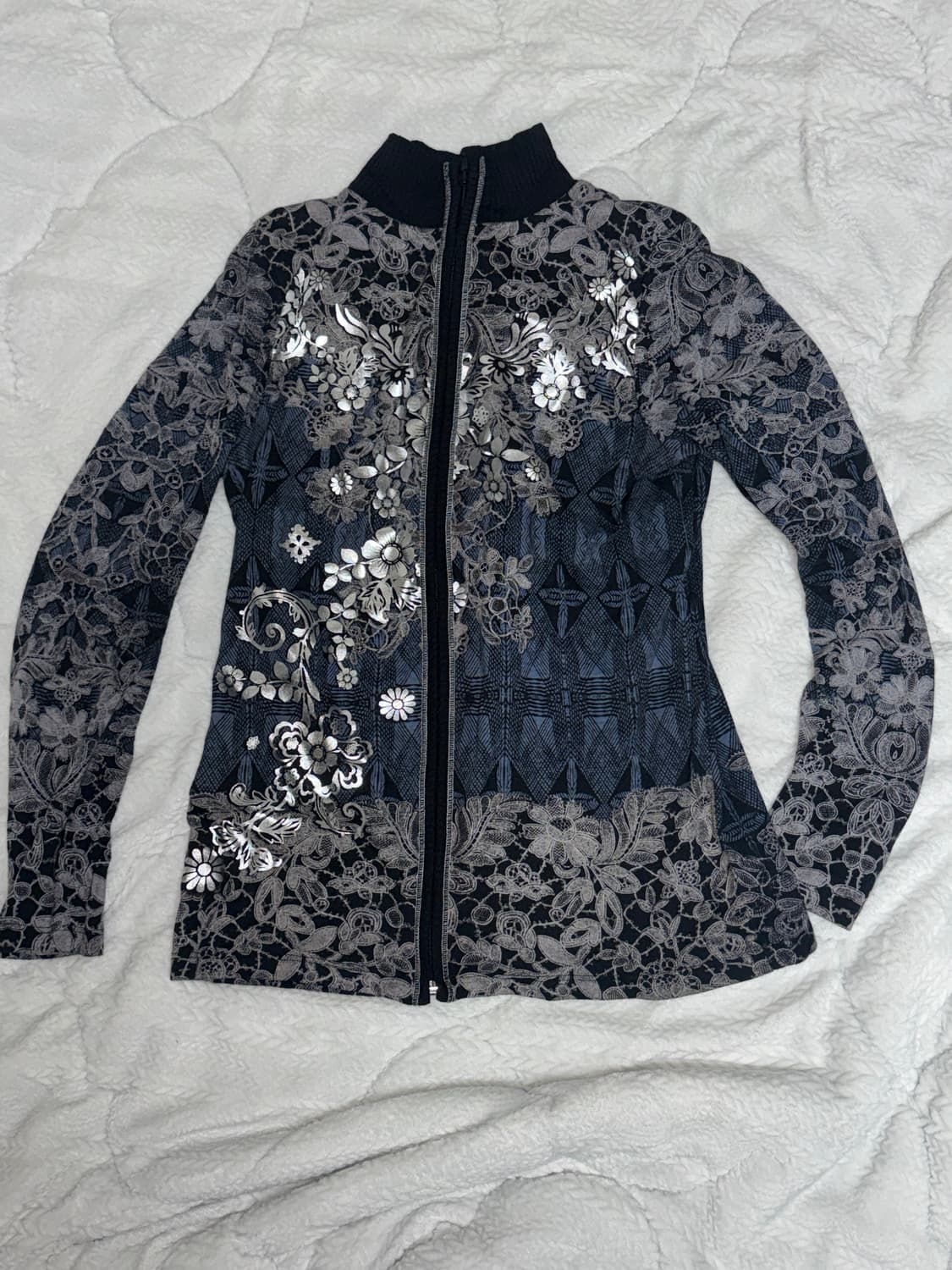 바닐라슈가 빈티지 오리엔탈 페어리 y2k 집업 롱슬리브 상품이미지1