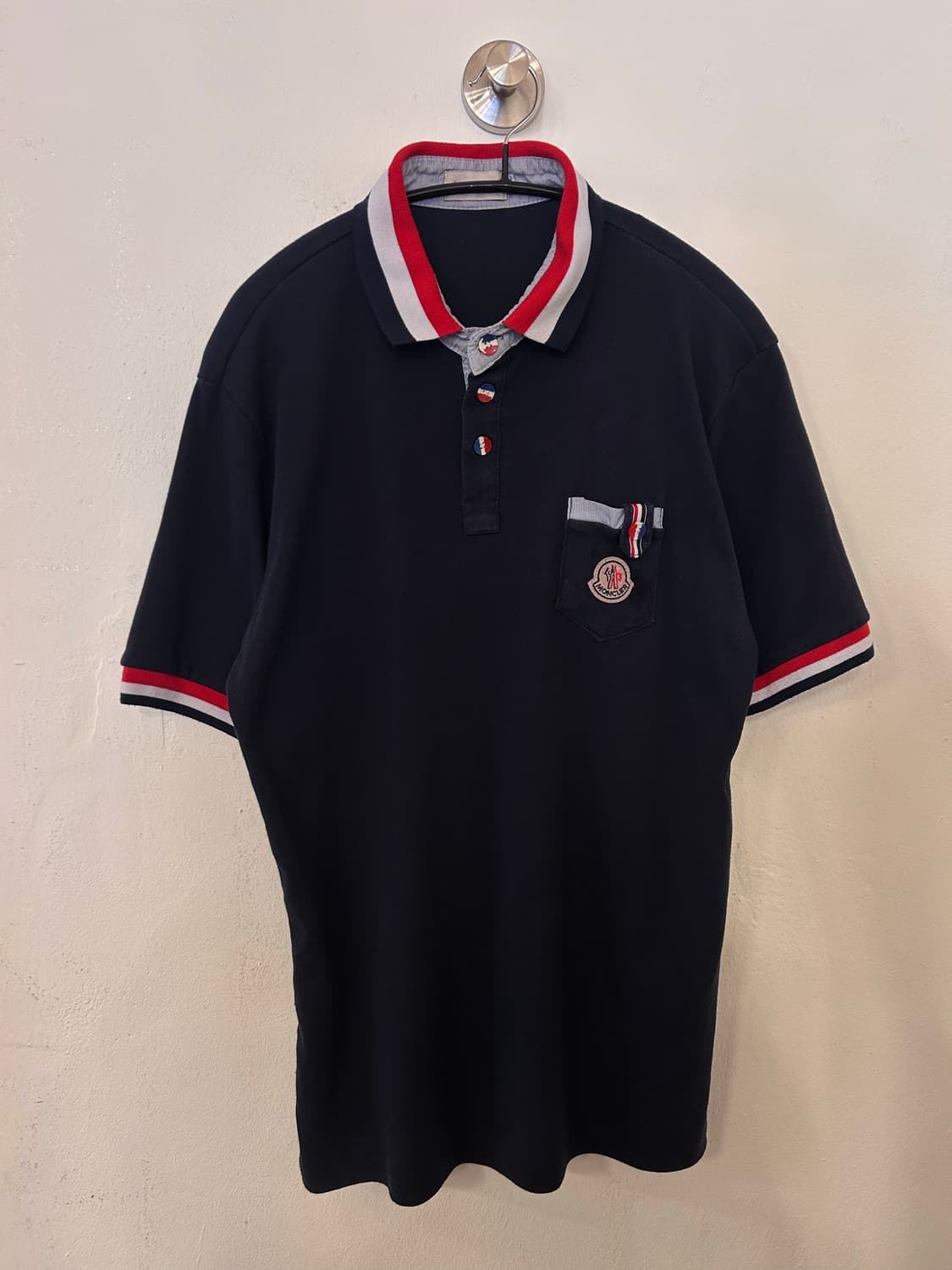 몽클레어 남성 네이비 카라티 (실측 100) 상품이미지1