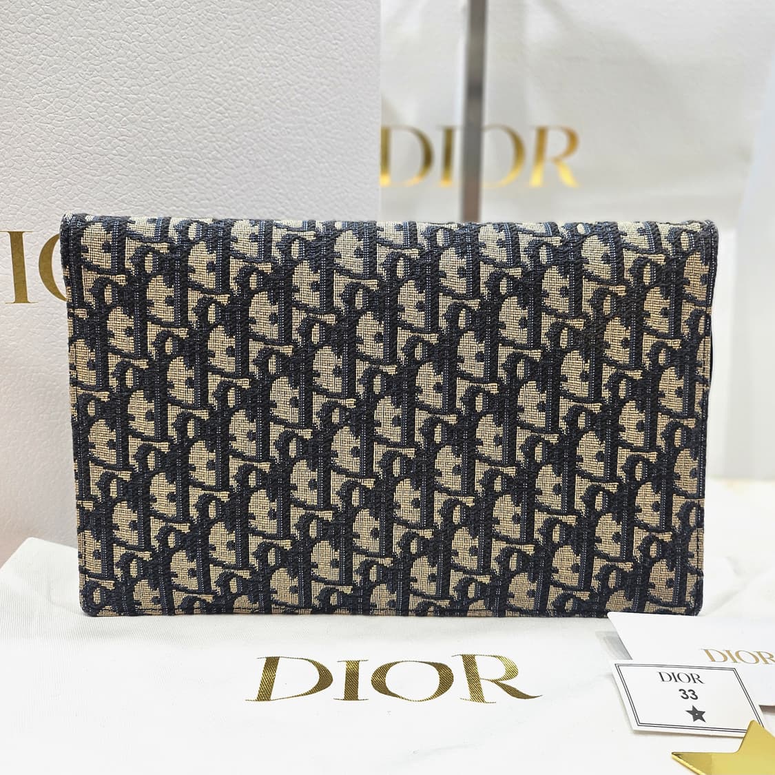 [정품] 디올 오블리크 새들 파우치 클러치 S5698CTZQ 상품이미지4