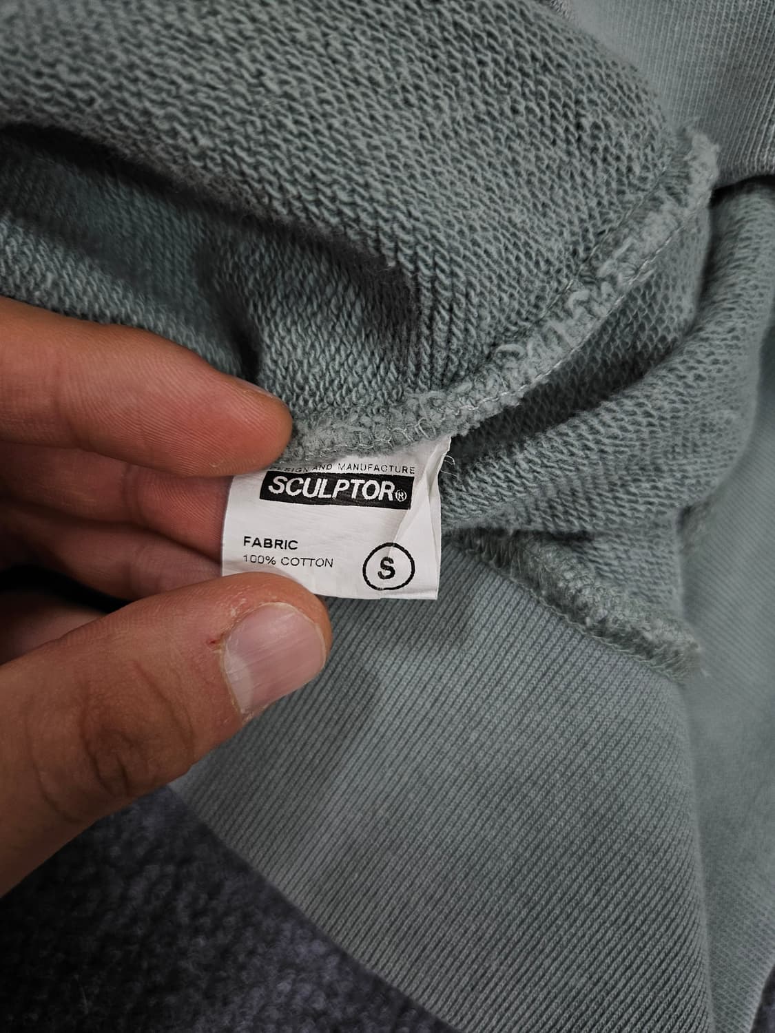 스컬프터 스노우 워시 스웻셔츠 급처 상품이미지4