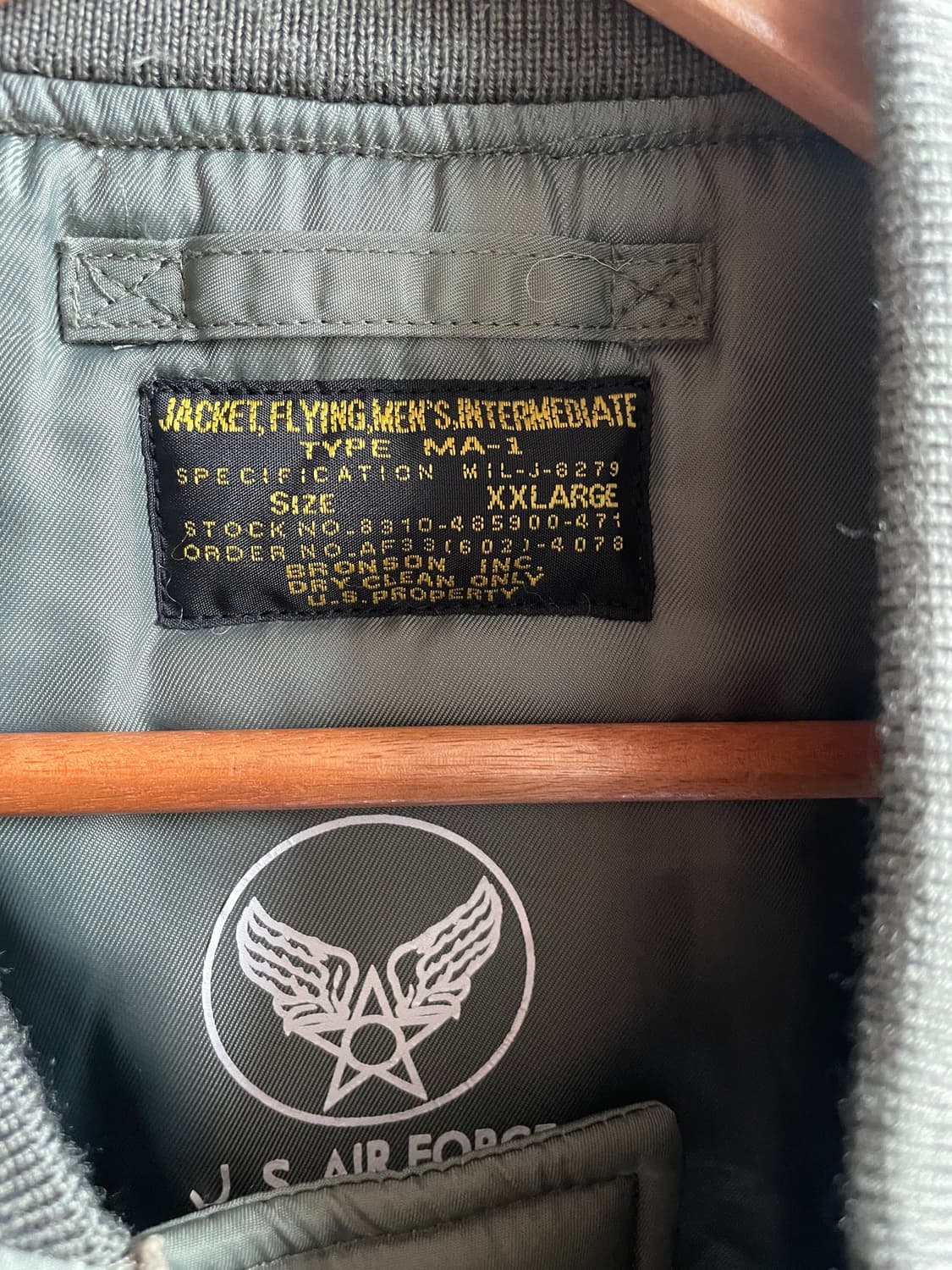 브론슨 ma-1 중국판 상품이미지8