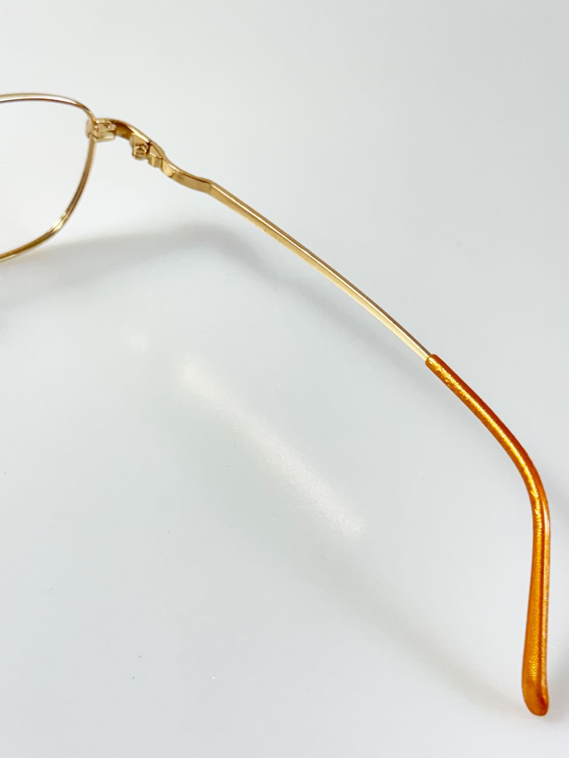 90s JODPHUR 골드 메탈 슬림 스퀘어 빈티지 안경 상품이미지6
