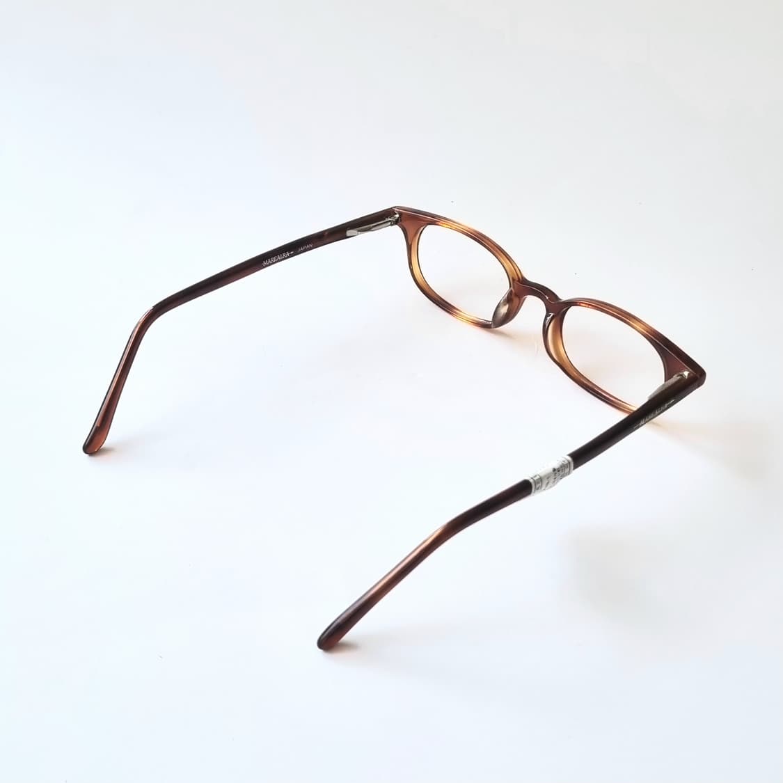 데드스탁 빈티지 브라운 호피 오벌 프레임 안경 770 상품이미지7