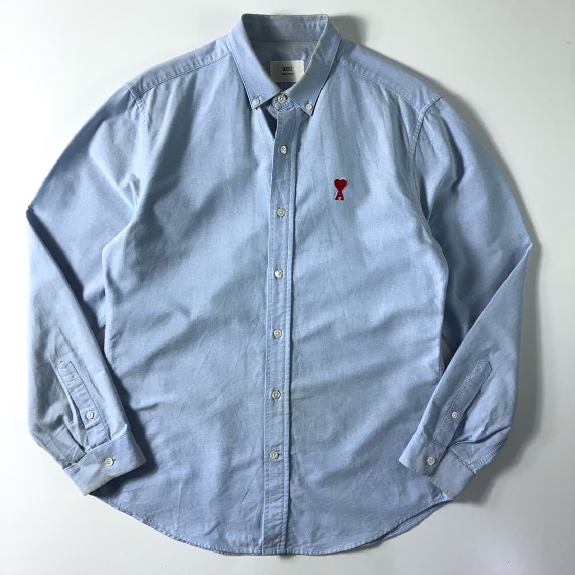 Ami  아미 스몰하트 로고 옥스퍼드 셔츠  상품이미지1
