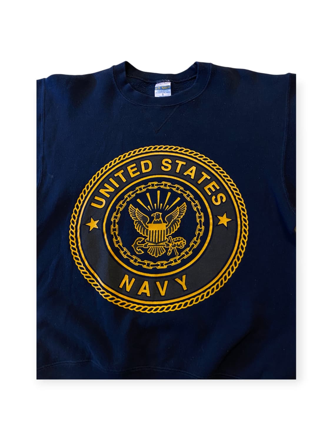 네이비 맨투맨 Made in USA, 50 / 50 (Man S) 상품이미지4
