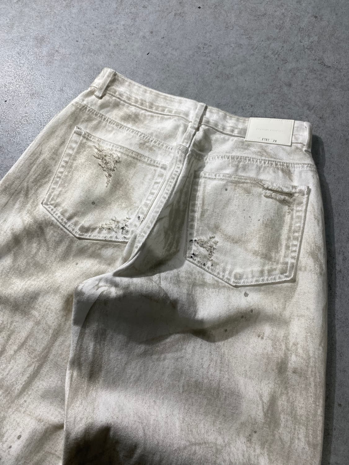 [28] Branded 브랜디드 인더스트리 더티워시드 와이드 데님팬츠 상품이미지6