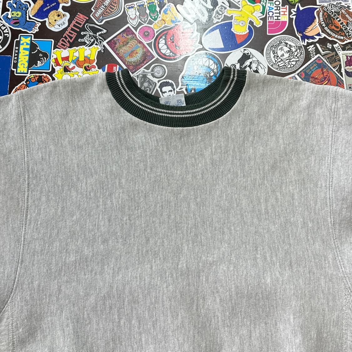 90s USA 챔피온 리버스위브 링거 스웻셔츠 L 상품이미지3