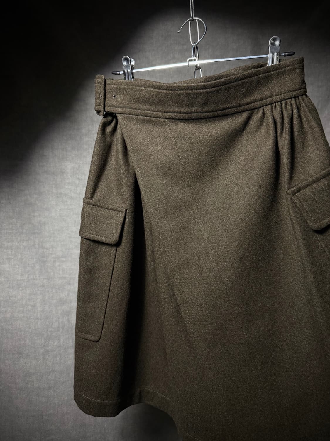 꼼데가르송 비대칭 벨트 스커트 상품이미지2