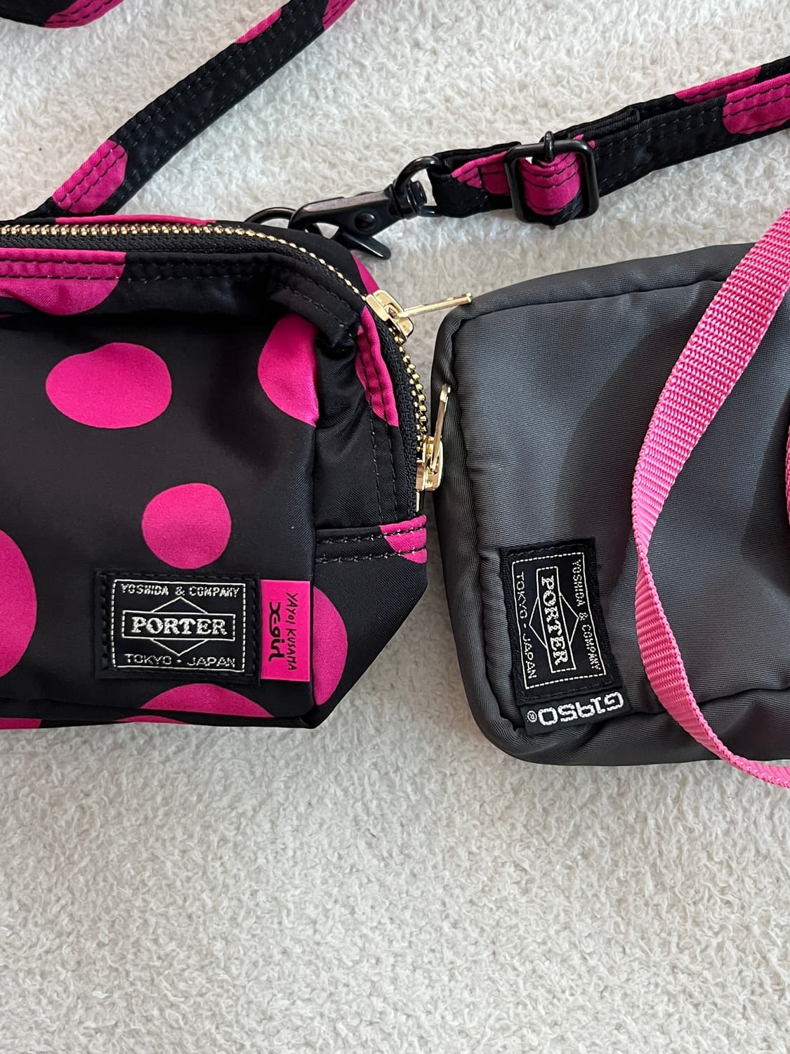 (데드스탁)포터x쿠사마야요이x엑스걸 핑크 도트 백 상품이미지10