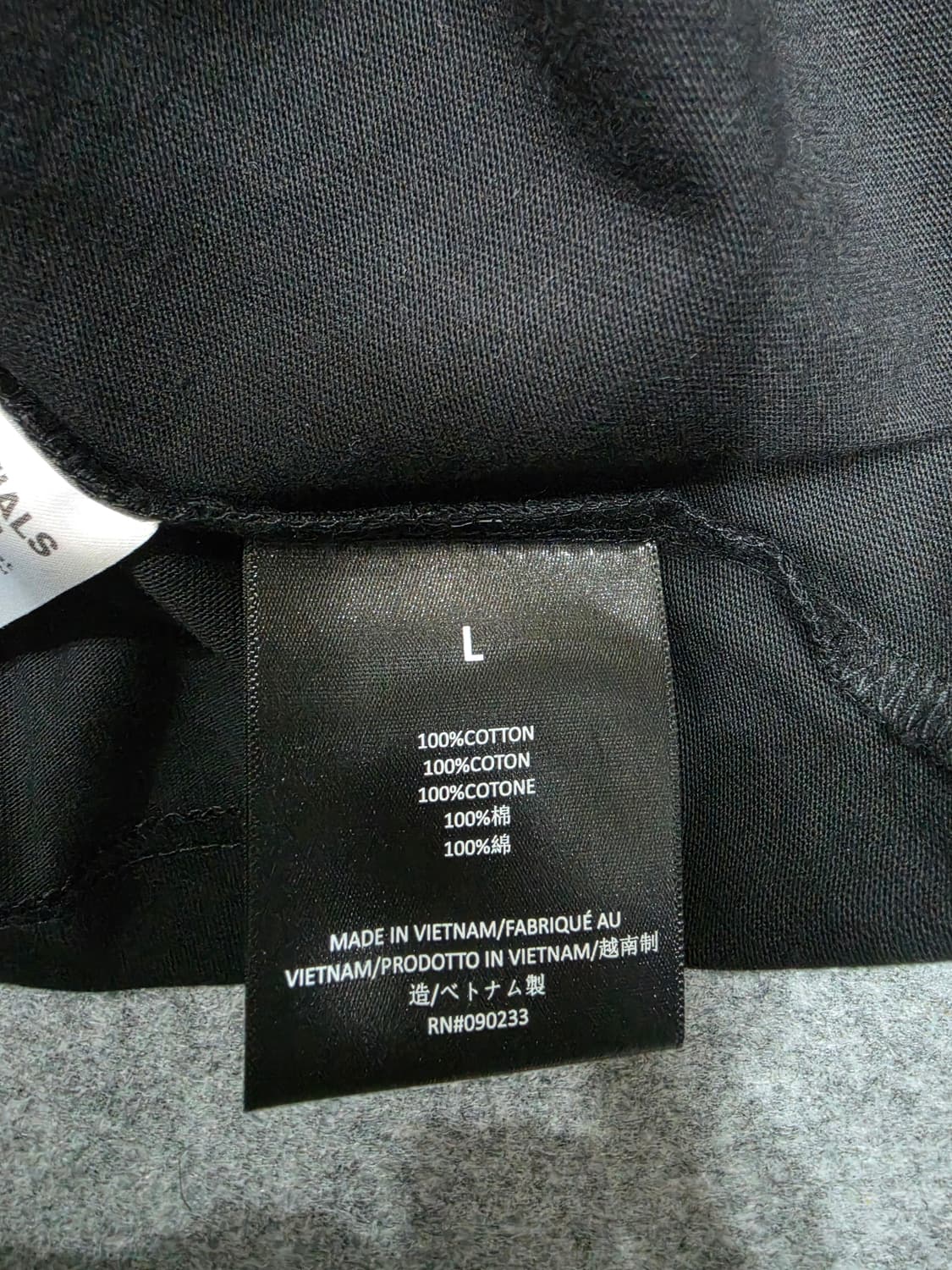 피오브갓 에센셜 저지 크루넥 반팔티 L 상품이미지8