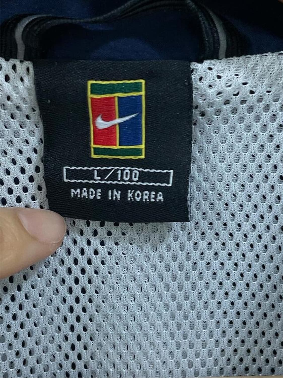 나이키 네이비 테니스로고 윈드자켓 상품이미지7
