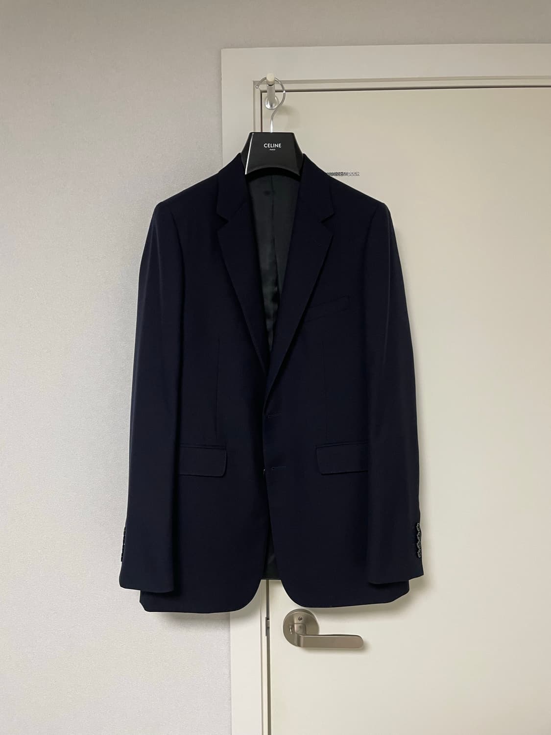 셀린느 네이비 투버튼 싱글 블레이저 상품이미지1