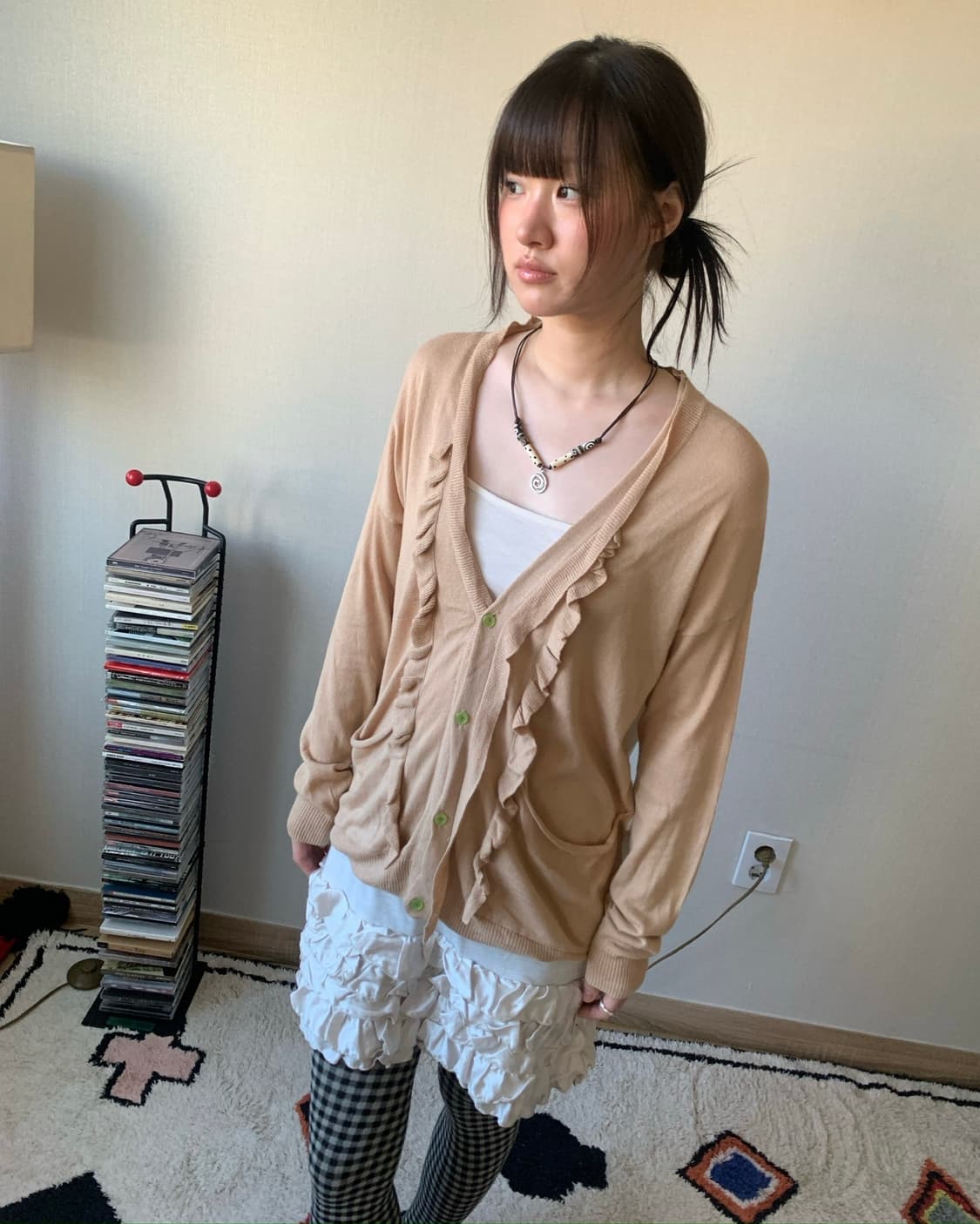 super hakka frill cardigan 상품이미지3