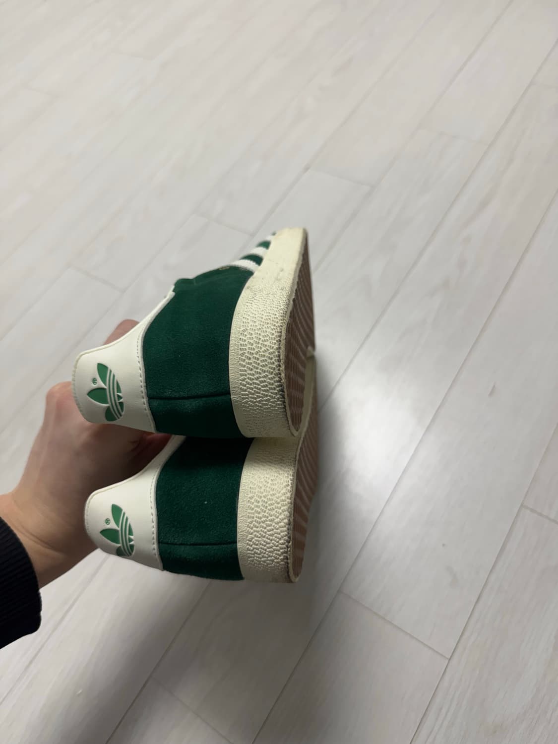 아디다스 가젤 다크 그린 크림화이트 270 상품이미지3