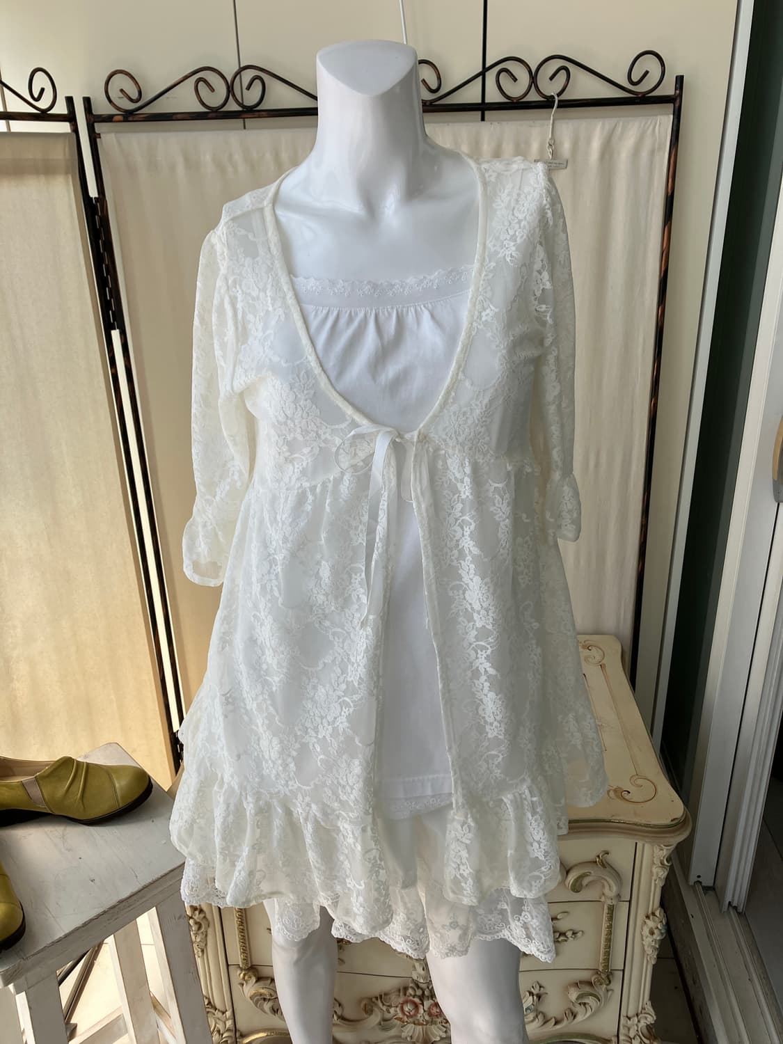 Ivory Lace Fairy Girl Set 상품이미지2
