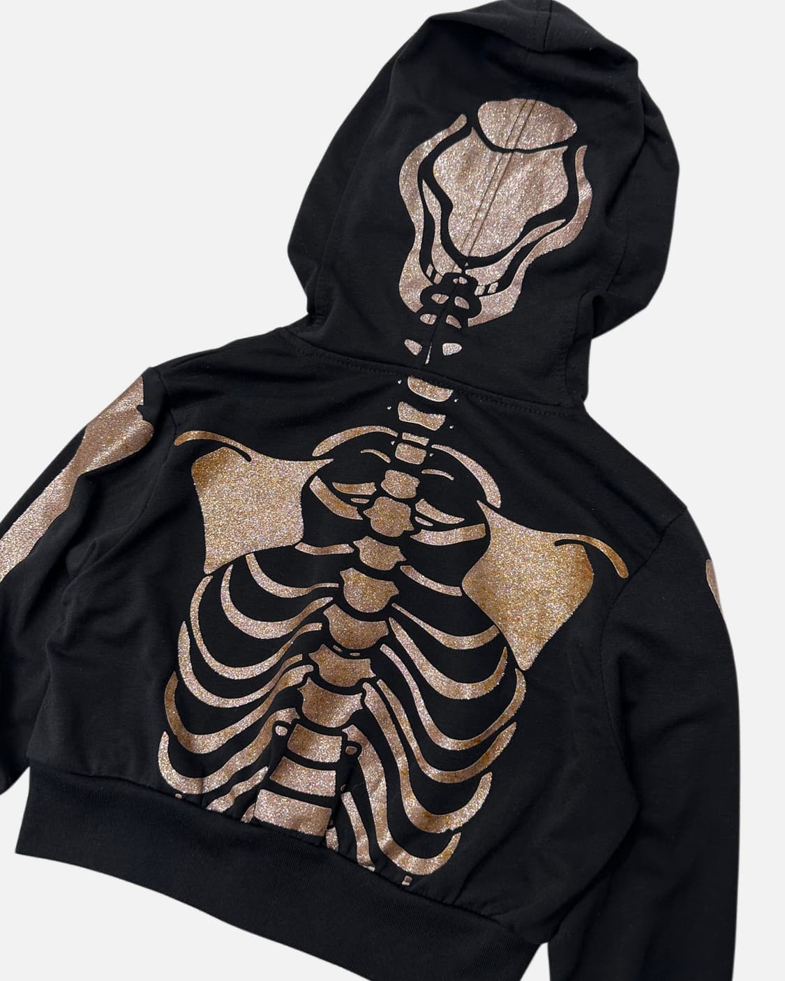 skull born crop hood zip-up 상품이미지6