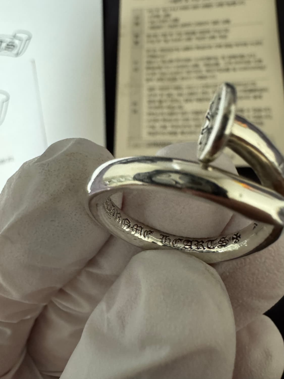 (Us 7.5) 크롬하츠 플랫 네일링 상품이미지7