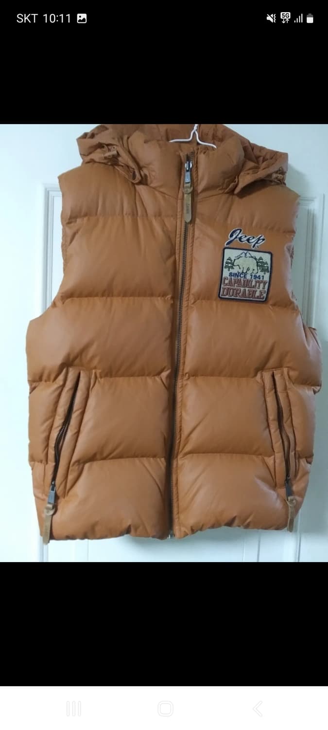 지프 패딩조끼 상품이미지1