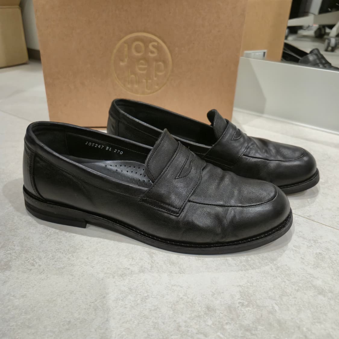 [조셉트] MORGAN(모건) 로퍼 Black 270 상품이미지2