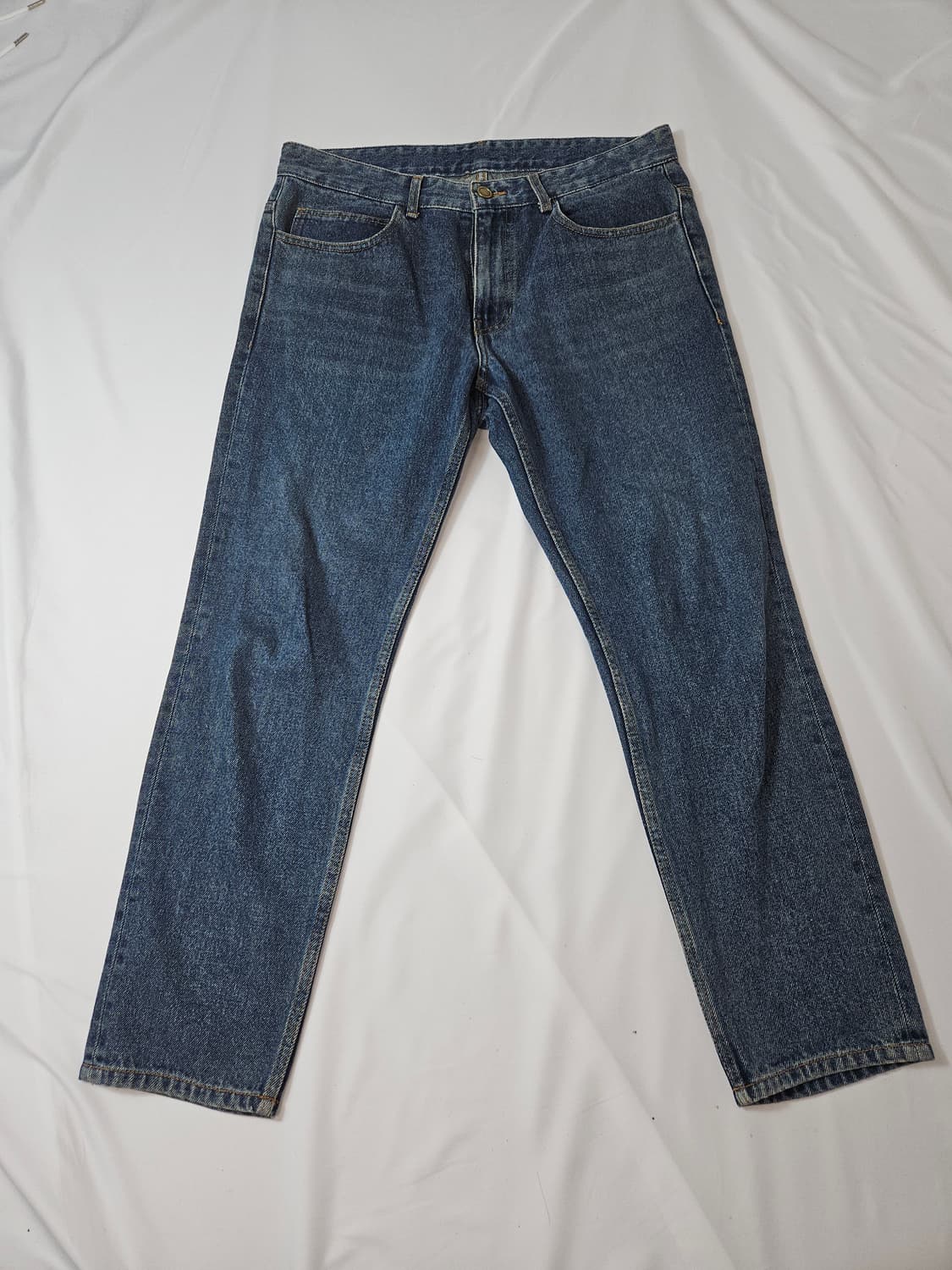 솔리드옴므 가죽패치 데님팬츠 청바지 50 (정품) 상품이미지3