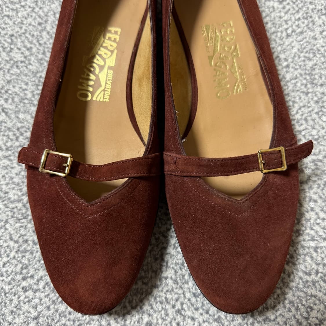 [정가 130만원] 페레가모 오드리 발렛 플랫 슈즈 상품이미지4