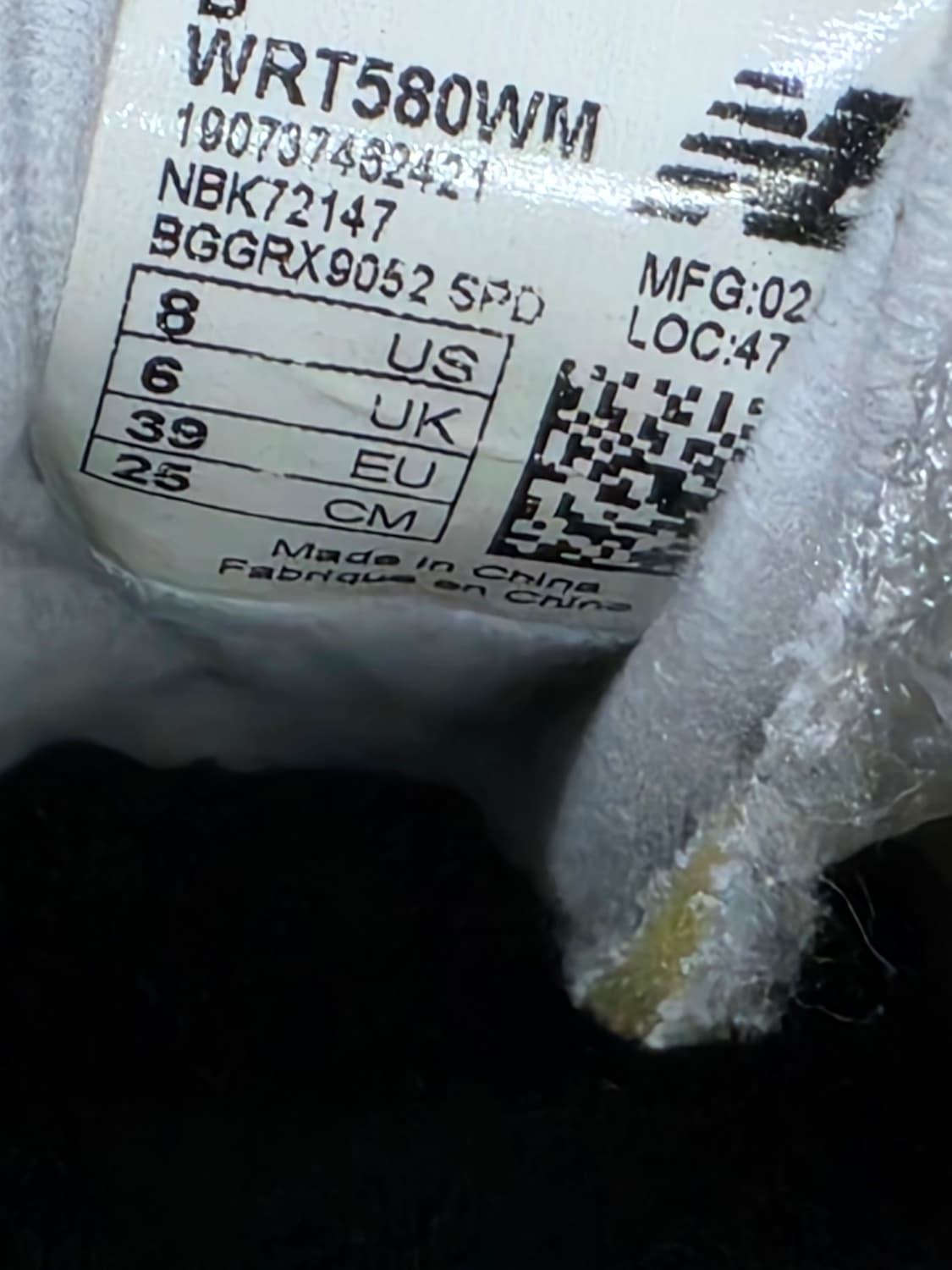 뉴발란스 580 올화이트 운동화 상품이미지7