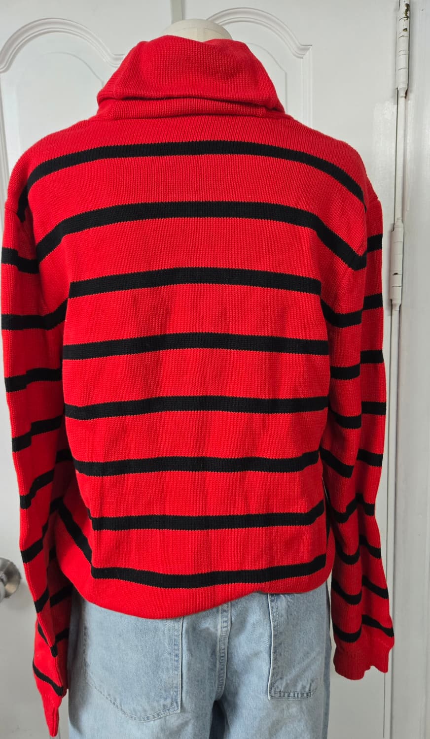 로렌 랄프로렌 스트라이프 토글 니트 상품이미지5