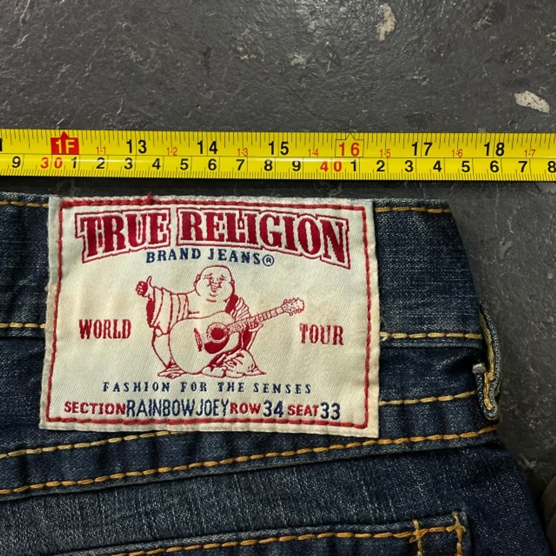 34 트루릴리전 레인보우 조이 부츠컷 팬츠 상품이미지8