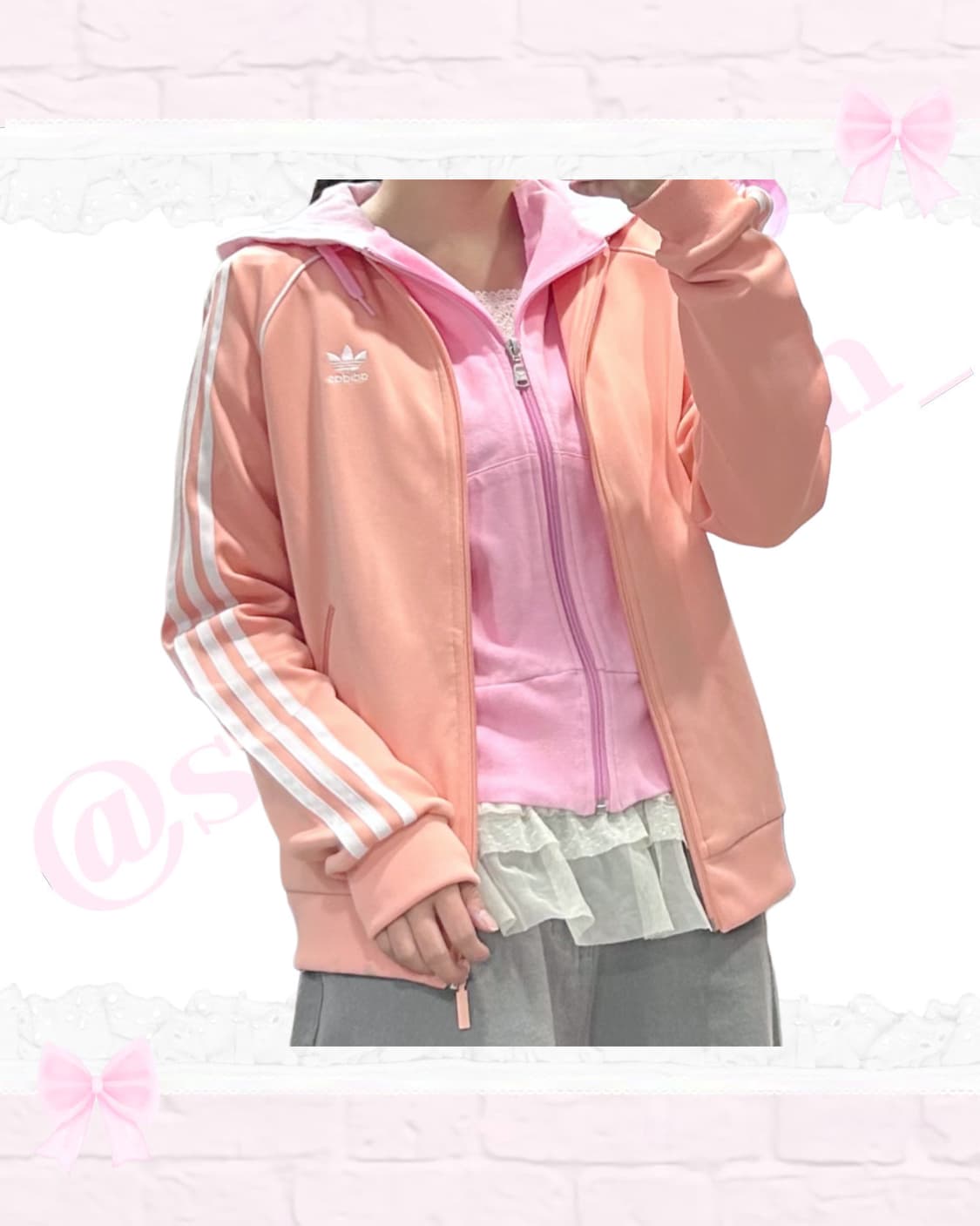 아디다스 복숭아 코랄핑크 져지 슈퍼스타 상품이미지2