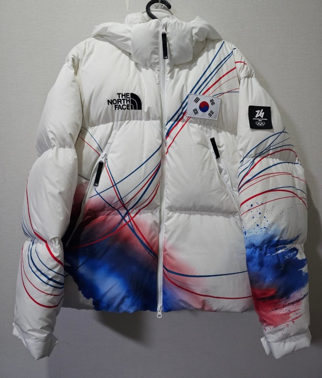 노스페이스 밀라노 올림픽 팀코리아 국대 단복 패딩 100/L 상품이미지1