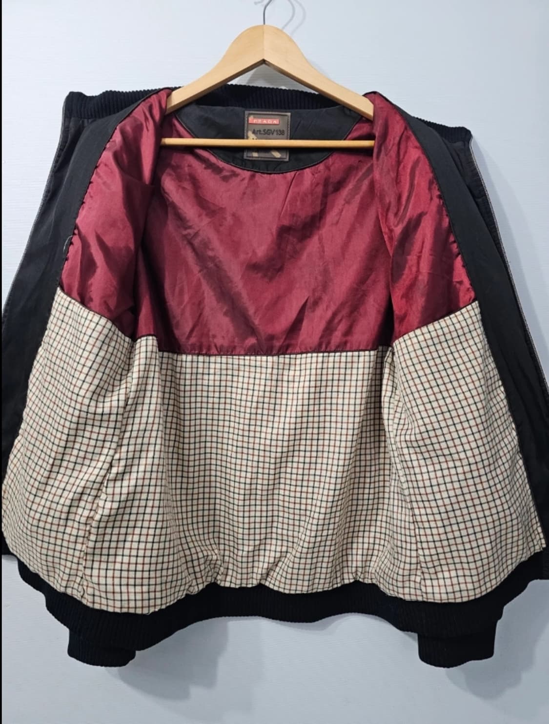 프라다 남성 블루종 자켓 바람막이 100 상품이미지2