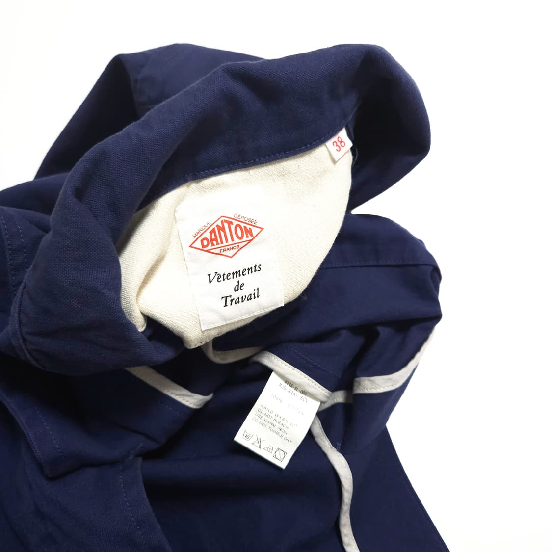 단톤 DANTON 프렌치 워크 싱글 커버올 자켓 상품이미지6