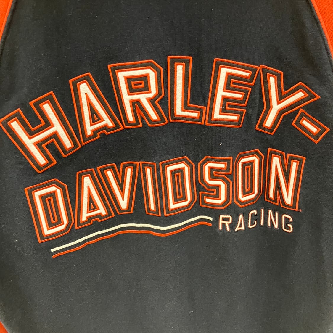 할리데이비슨 빅로고 래글런 후드티 M 상품이미지7