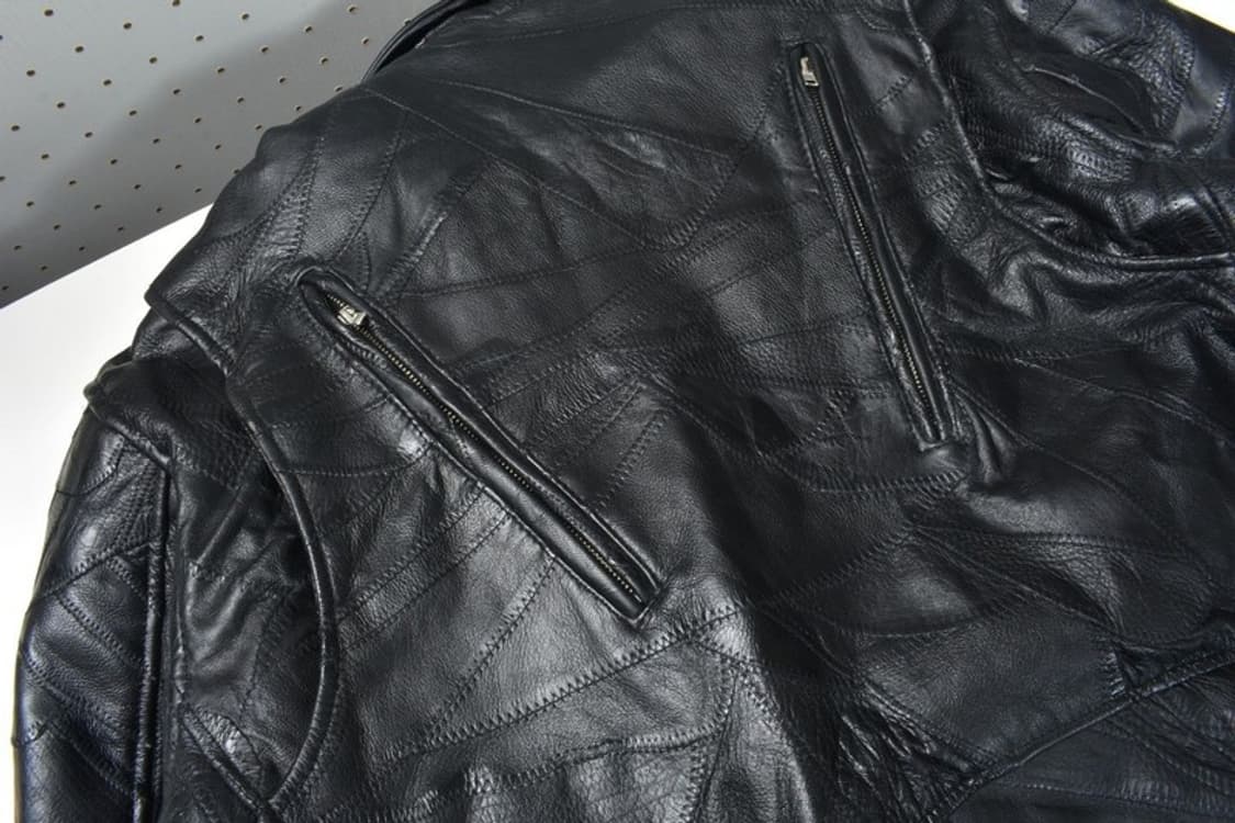 90S 버팔로 가죽 라이더 자켓 N1160 상품이미지6