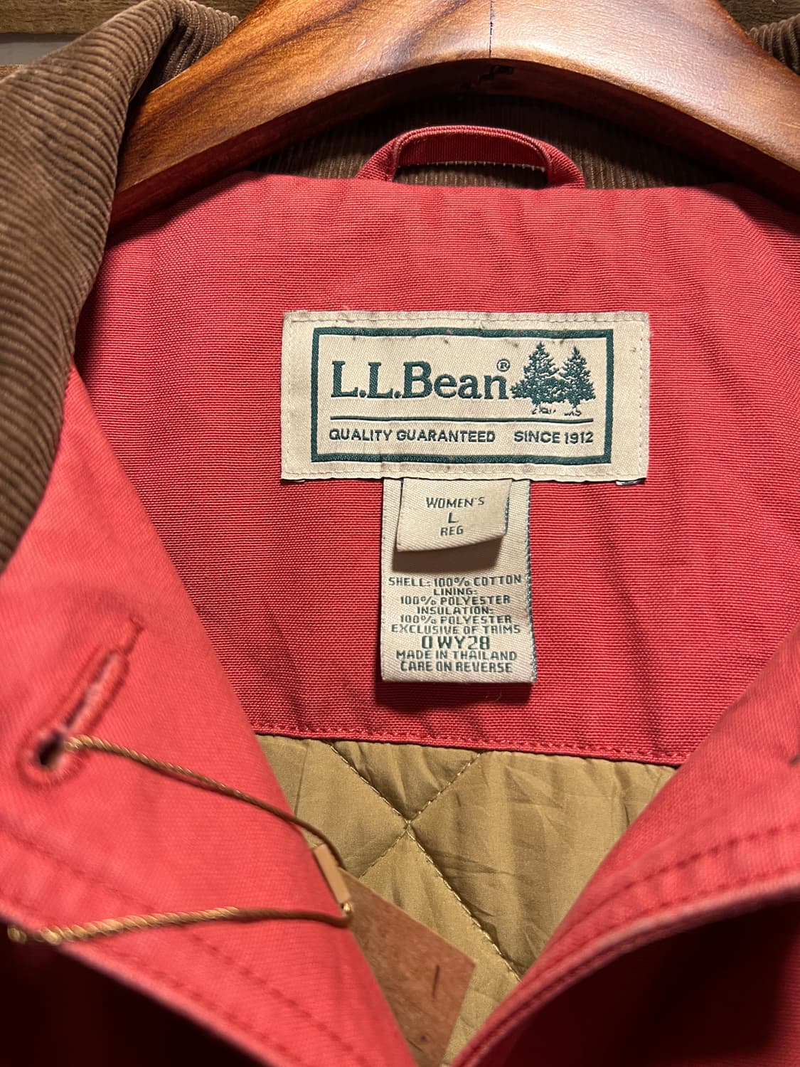 [L]L.L.Bean 엘엘빈 브릭레드 퀼팅 헌팅 자켓 상품이미지2