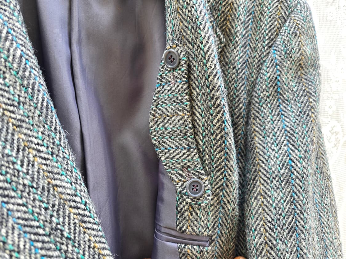 헤링본 해리스 트위드 자켓 상품이미지4