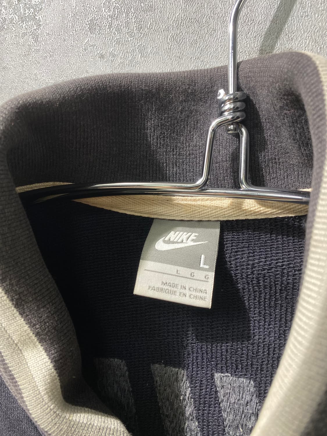 [L] 00s Nike 나이키 빈티지 코튼 바시티자켓 상품이미지6