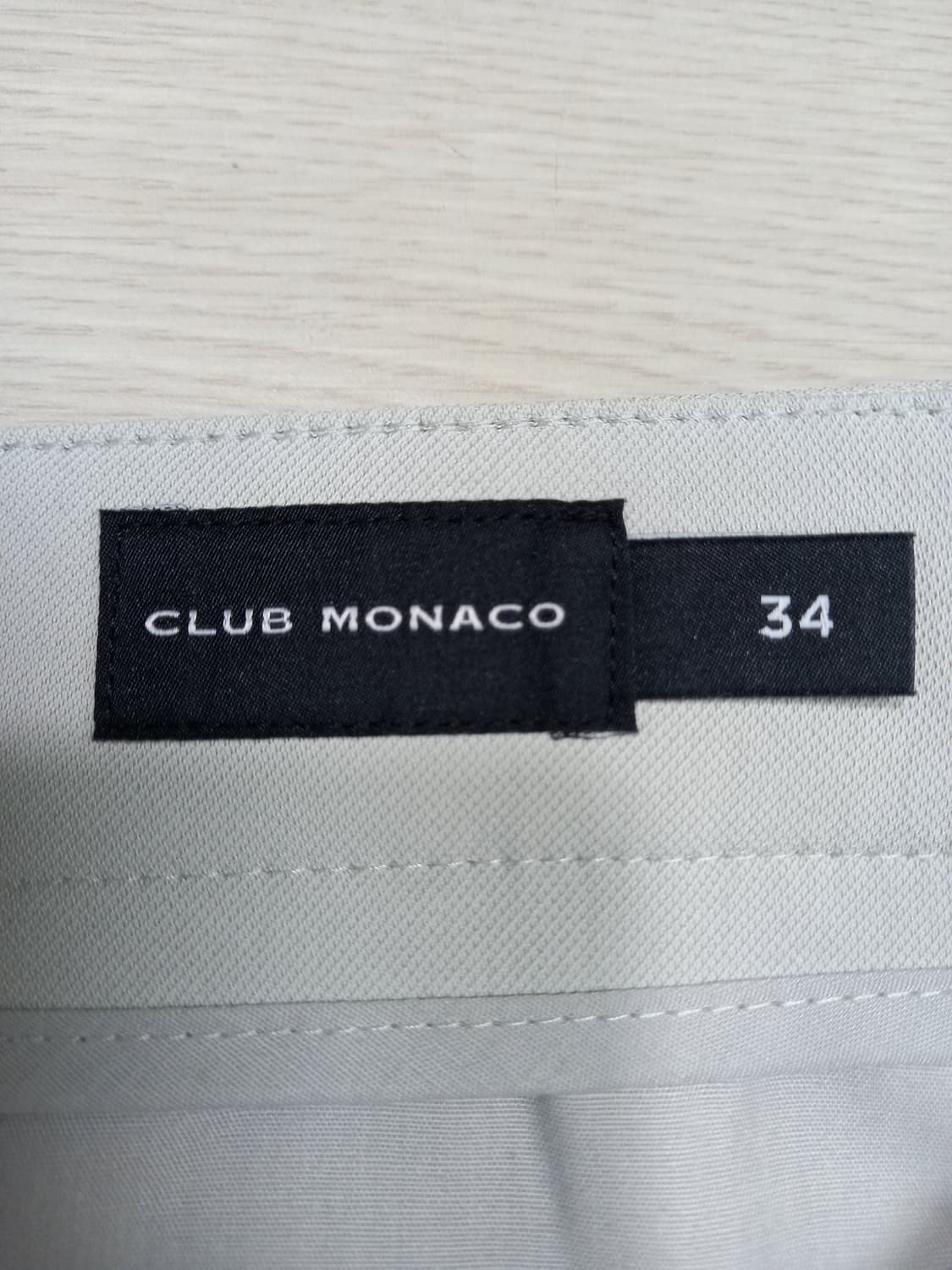 34 CLUB MONACO 봄여름용 스판 슬림일자 슬렉스 34-627 상품이미지7