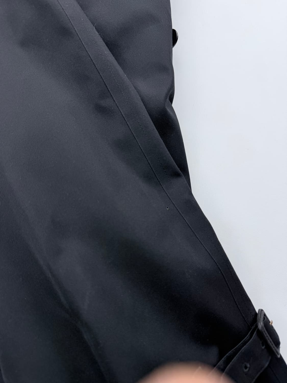 00s 버버리 블랙 트렌치코트 상품이미지5