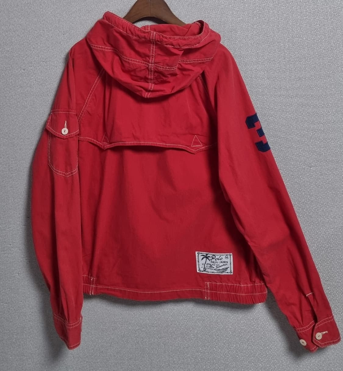 실측 M (66) 폴로랄프로렌 빈티지 레드 자켓 상품이미지2