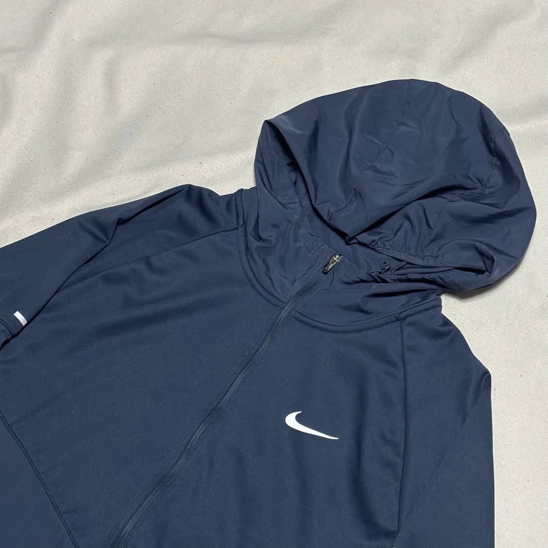 L 나이키 러닝 네이비 후드 바람막이 상품이미지1