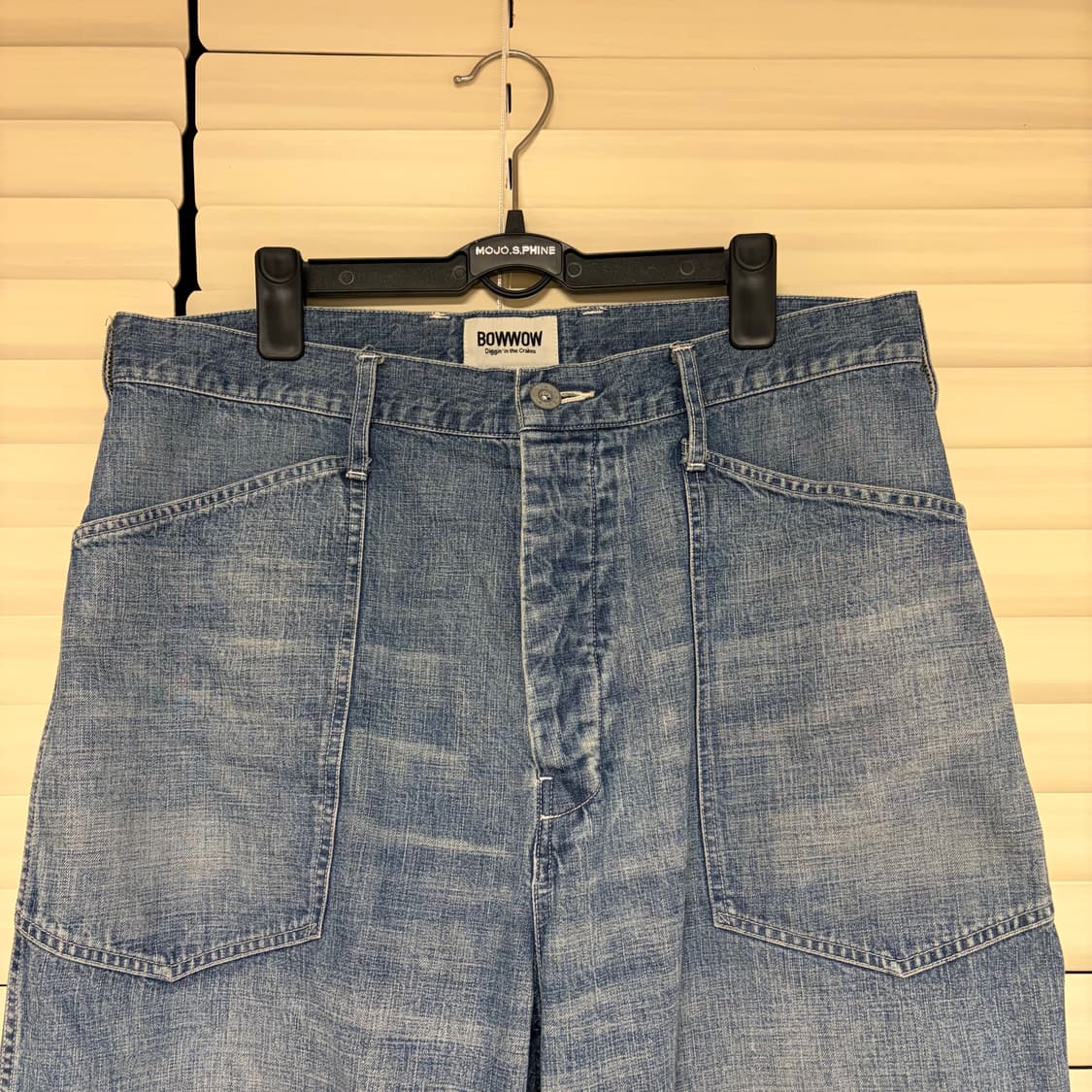 바우와우 Bowwow US ARMY M35 퍼티그 워크 데님 팬츠 L 상품이미지6