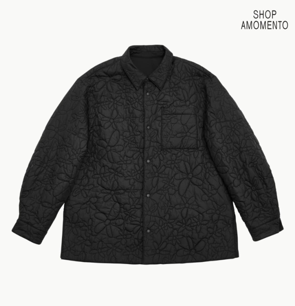 아모멘토 리버서블 퀼티드 플라워 자켓  상품이미지3