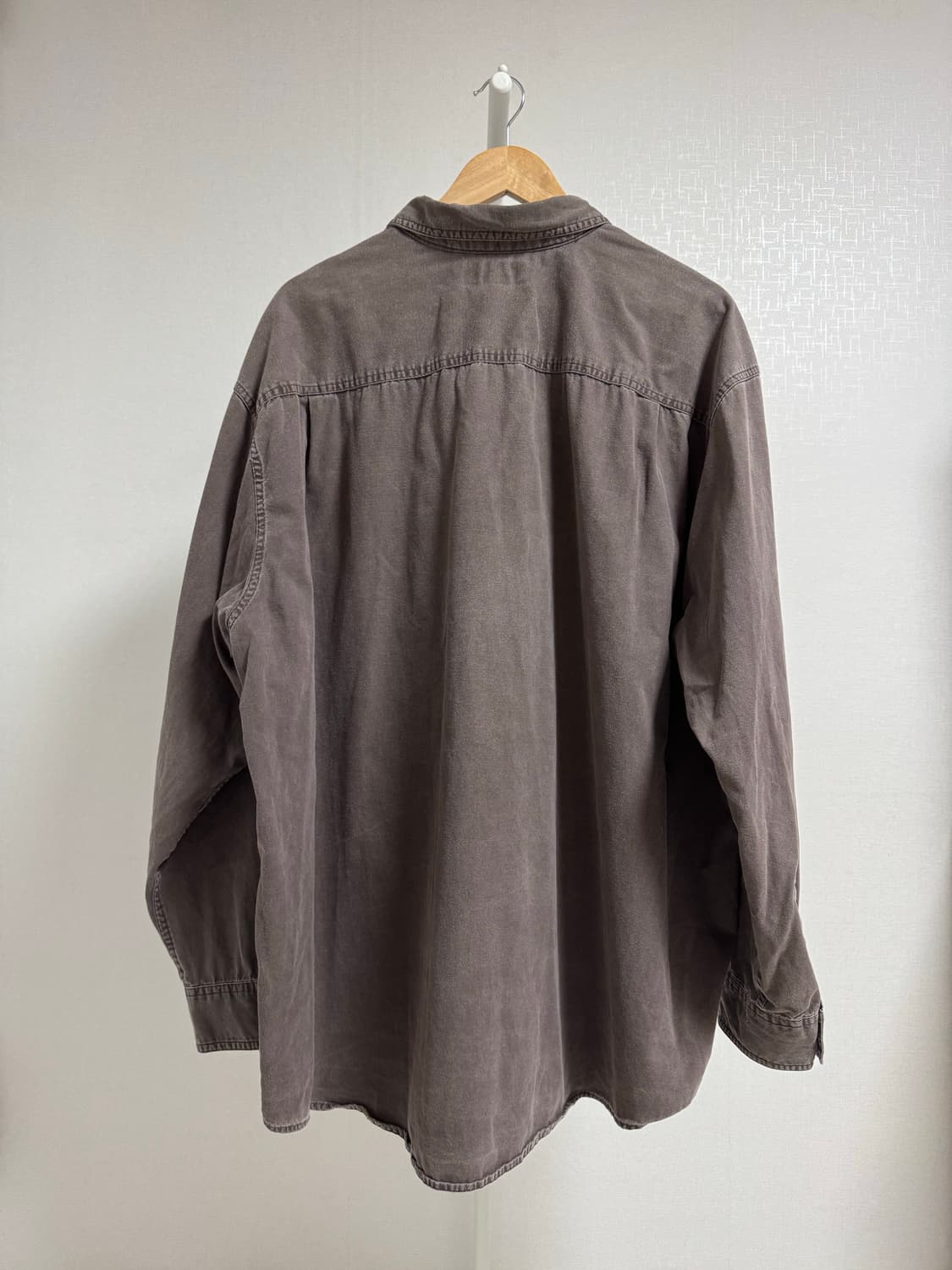 칼하트 브라운 긴팔 셔츠 XL 상품이미지2