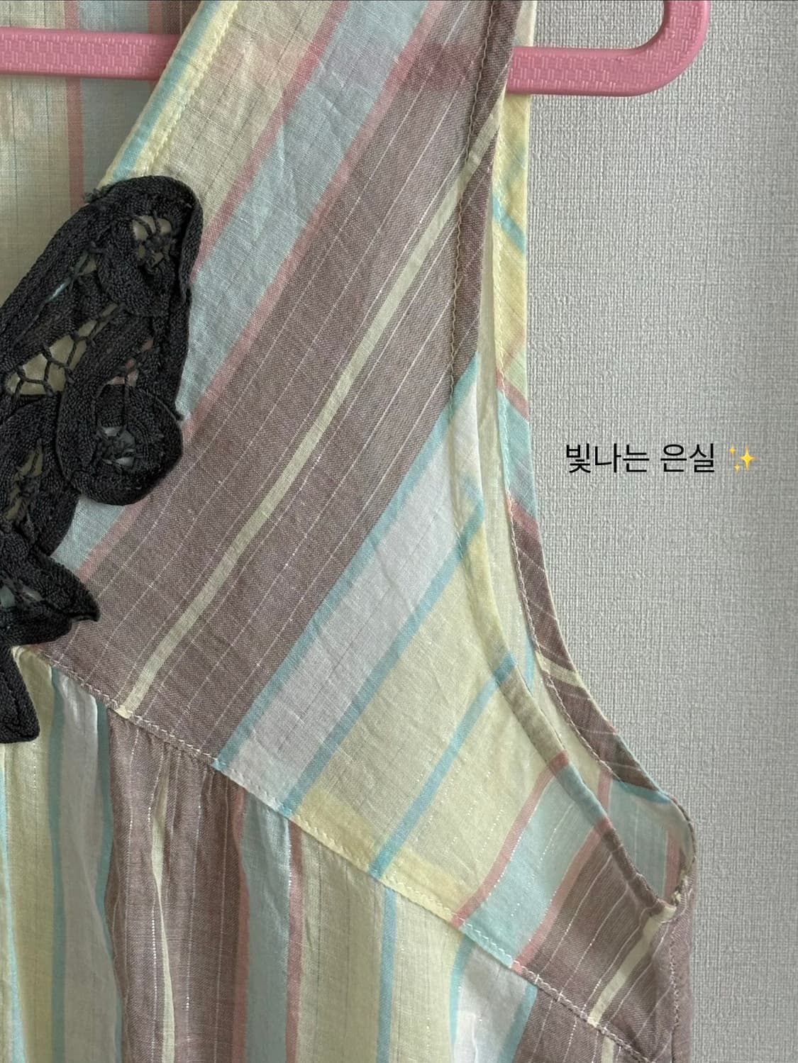 슬리브리스 블라우스 상품이미지3