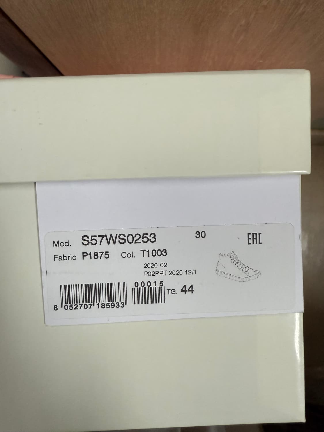 [44] 메종 마르지엘라 타비 하이 하이탑 스니커즈 화이트 상품이미지3